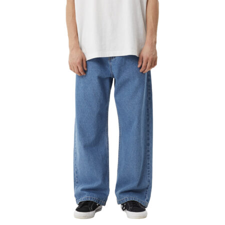 Afends Pablo Denim Baggy Jean - Worn Blue