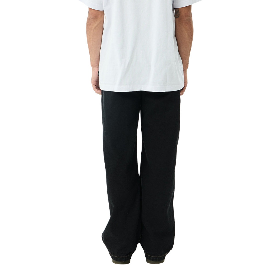 Afends Pablo Denim Baggy Jean - Washed Black