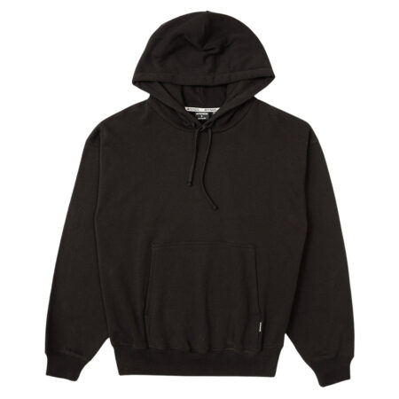 Afends Genesis Boxy Pull On Hood - Stone Black
