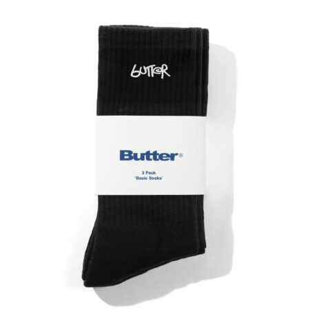Butter Goods - 3-Pack Basic Socks - Black
