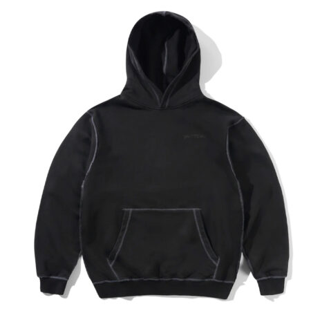 Butter Goods - Inside Out Pullover Hood - Washed Black