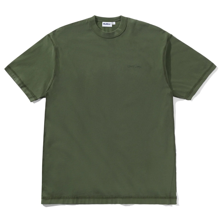 Butter Goods - Inside Out Tee - Washed Army