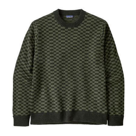 Patagonia Recycled Wool-Blend Sweater - Finned: Old Growth Green