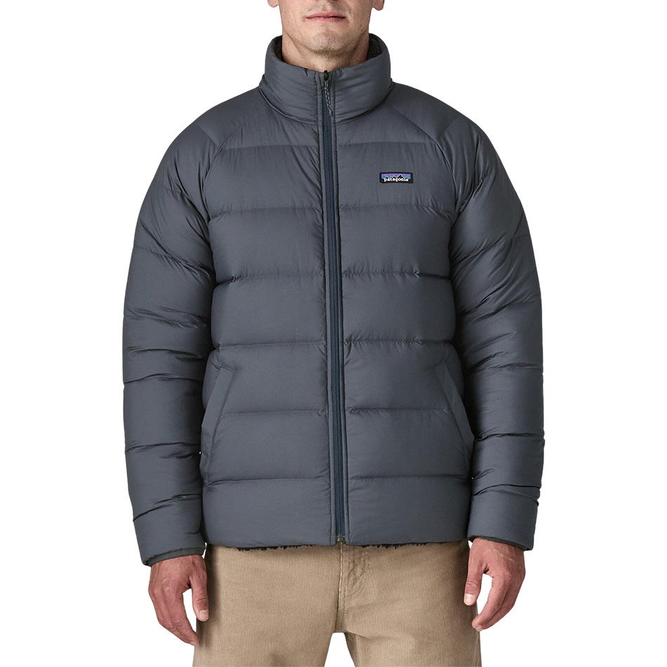 Patagonia Reversible Silent Down Jacket - Smolder Blue