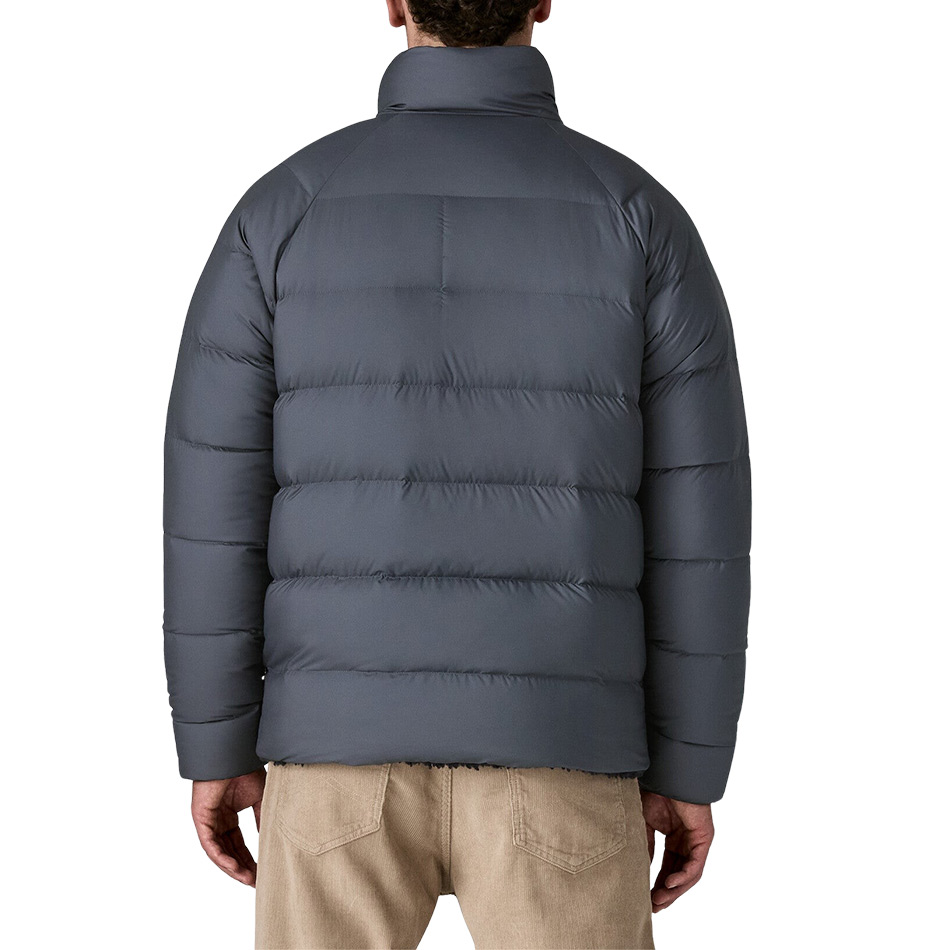 Patagonia Reversible Silent Down Jacket - Smolder Blue