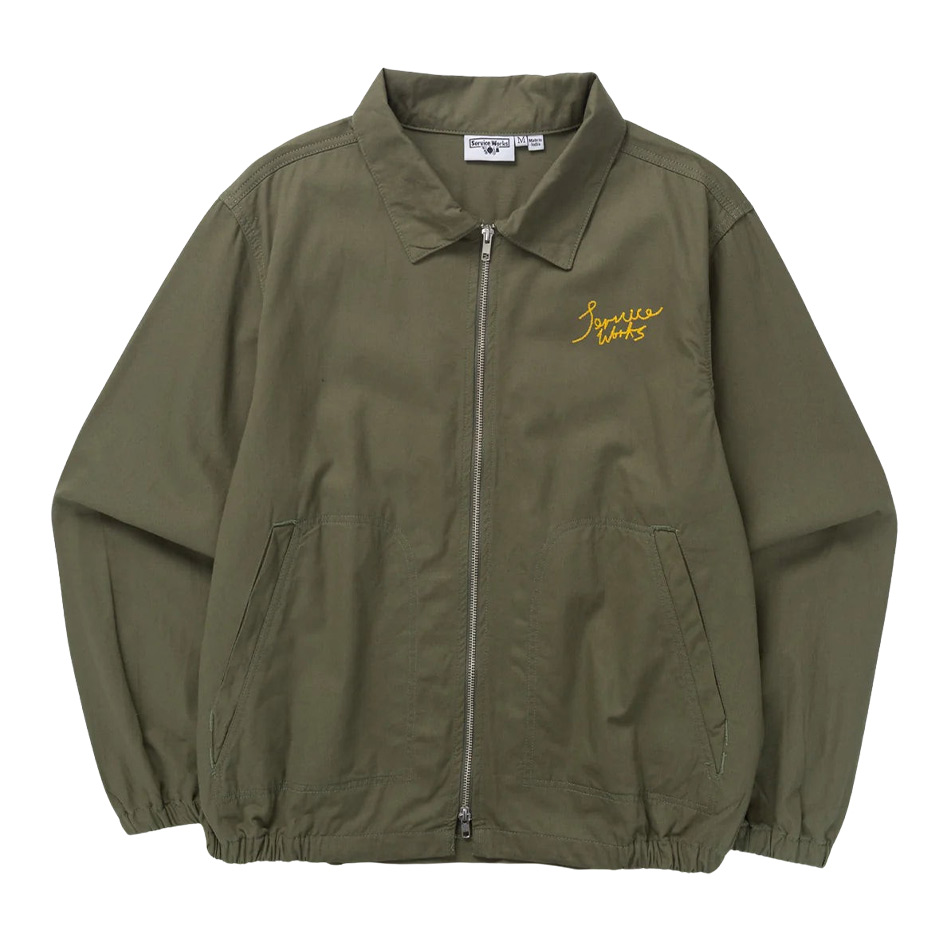 Service Works Twill Work Jacket - Olive