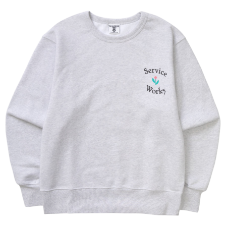 Service Works In Bloom Crewneck - Ash