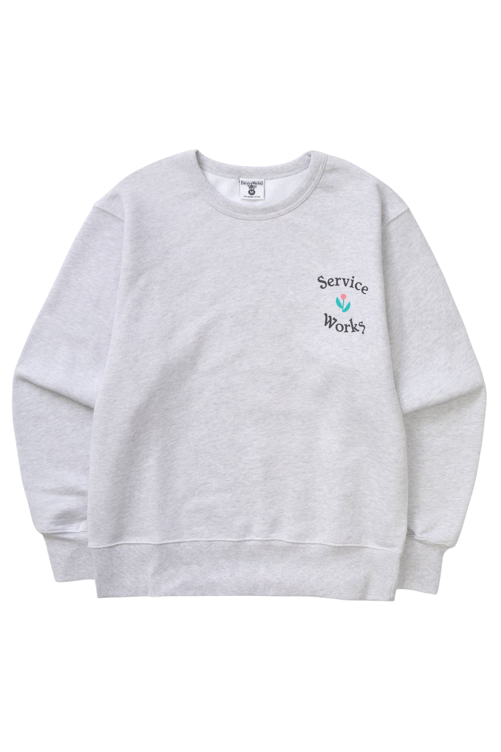 Service Works In Bloom Crewneck - Ash