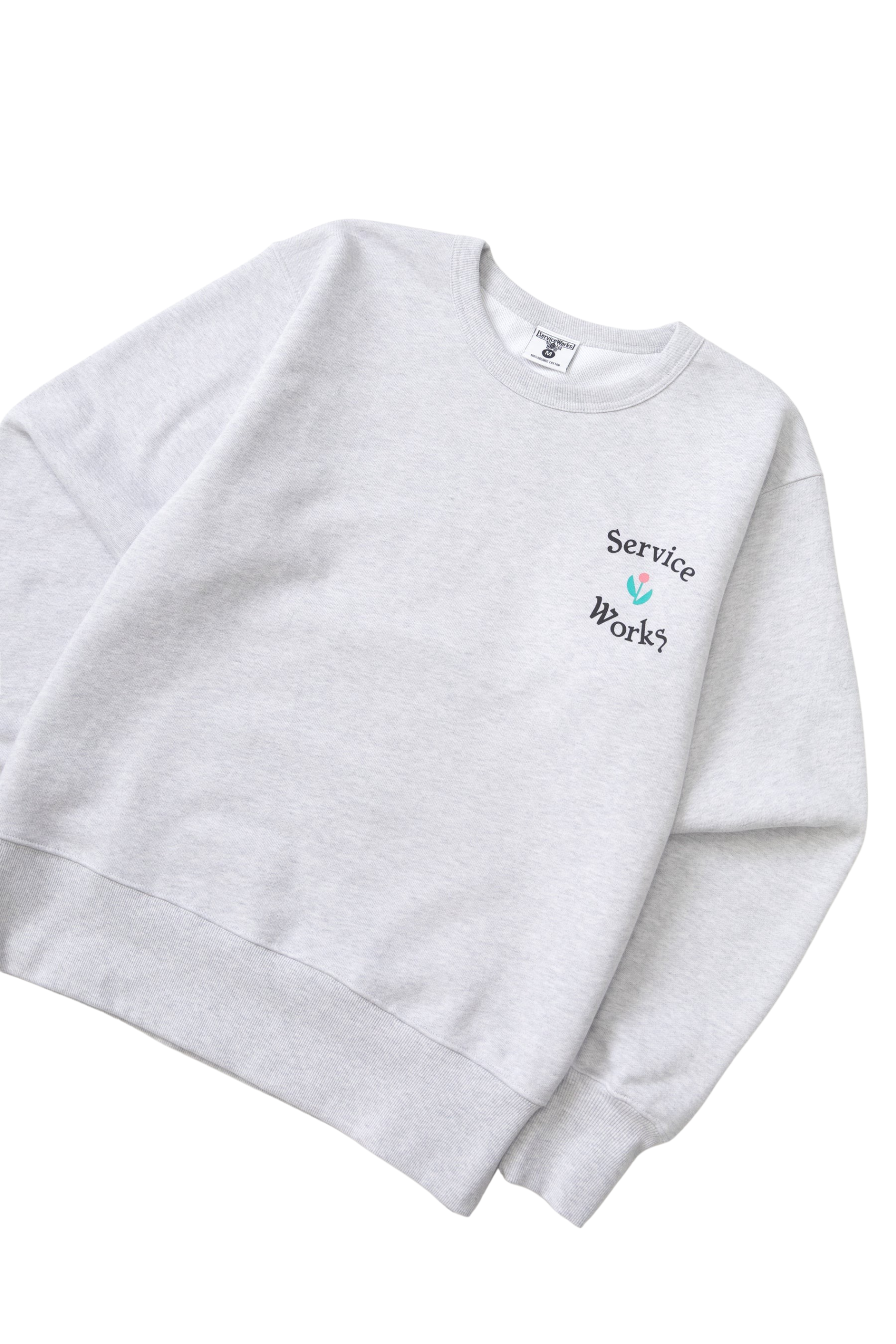 Service Works In Bloom Crewneck - Ash