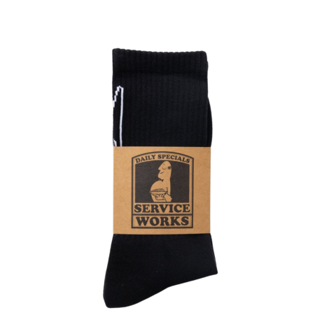 Service Works Knife & Fork Socks - Black