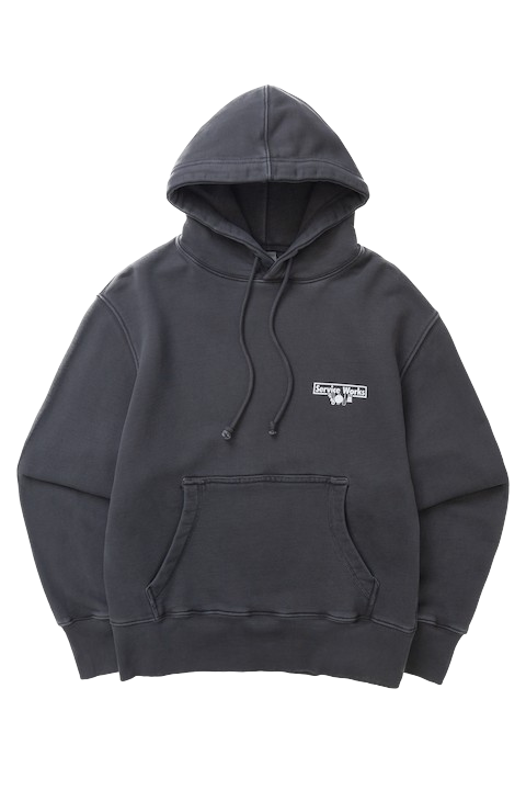 Service Works Loopback Trademark Hoodie - Black
