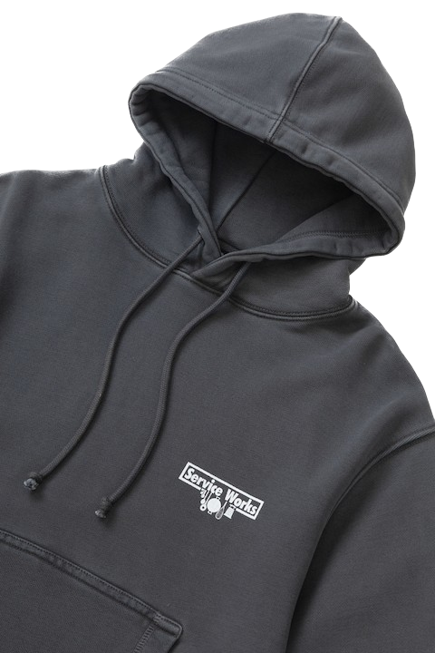 Service Works Loopback Trademark Hoodie - Black