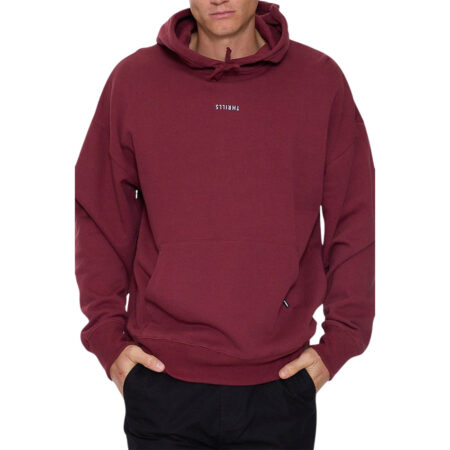 Thrills Minimal Thrills Slouch Pull On Hood - New Maroon