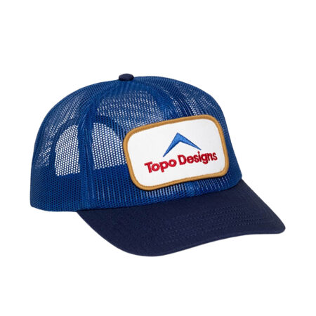 Topo Designs Patch Mesh Trucker Retro Icon - Forest Blue