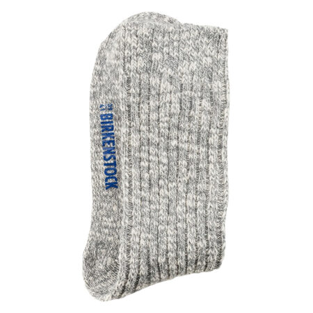Birkenstock Cotton Slub Socks - Grey/White