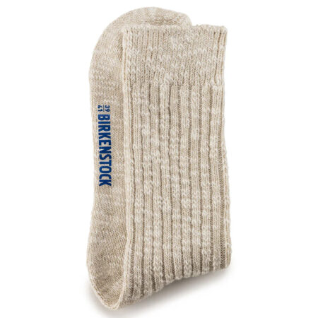 Birkenstock - Cotton Slub Socks - Beige/White