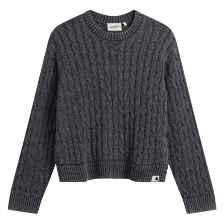 Carhartt Carter Sweater - Black Garment Dyed