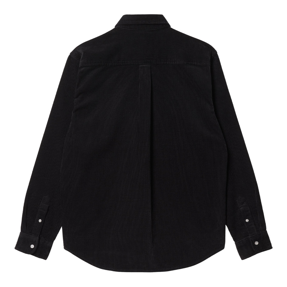 Carhartt L/S Madison Fine Cord Shirt - Black/Wax
