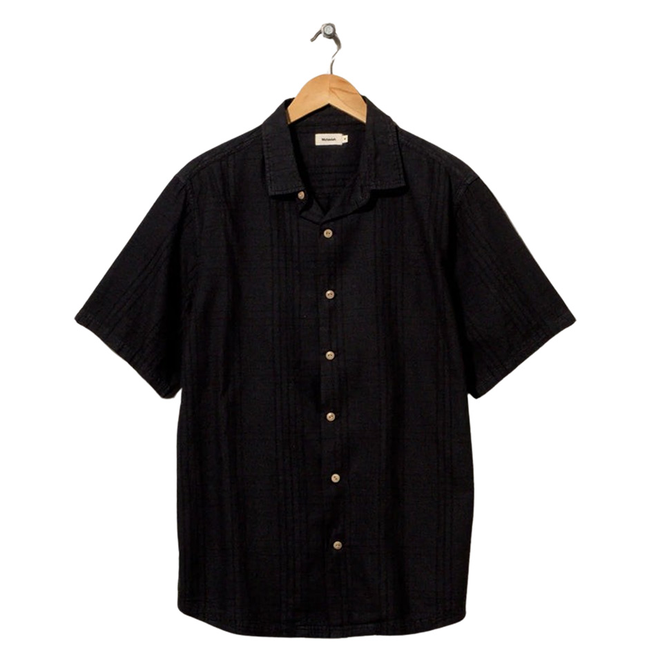 McTavish Hemp Shirt - Black Multi
