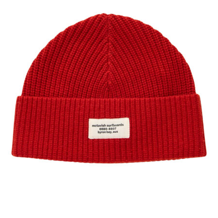 McTavish Fisherman Beanie - Red