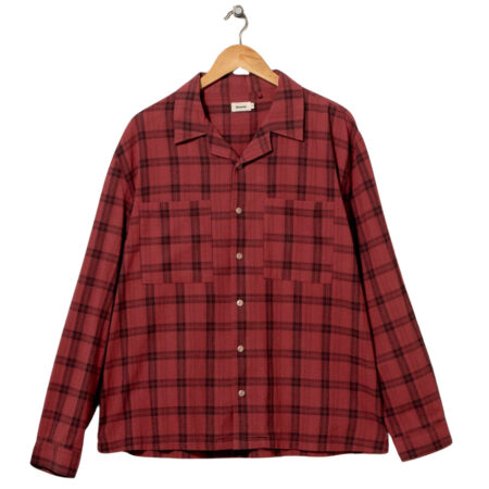 McTavish Long Sleeve Holiday Collar Shirt - Red Multi