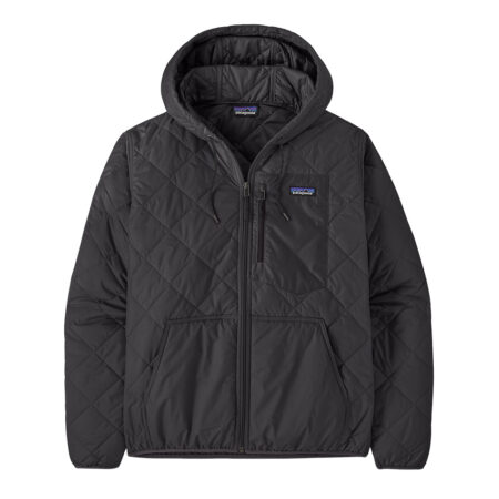 Patagonia Diamond Quilted Bomber Hoody - Black