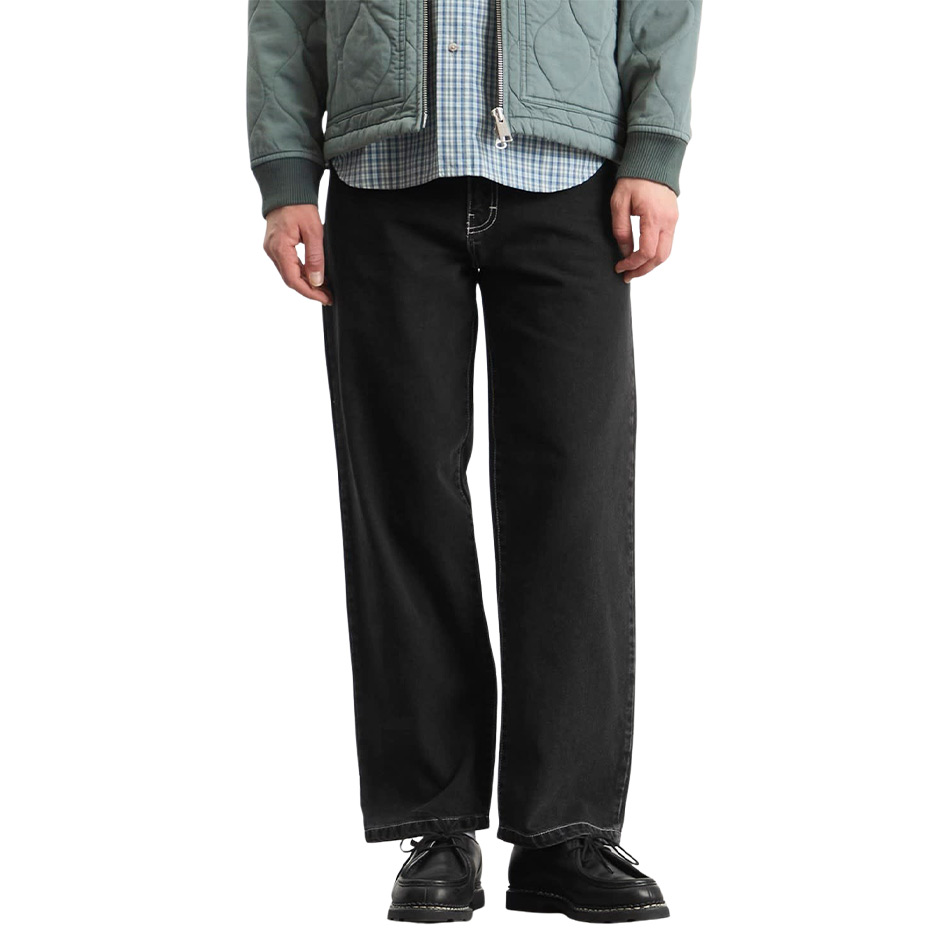 Stan Ray Wide 5 Pants - Black Stone Denim