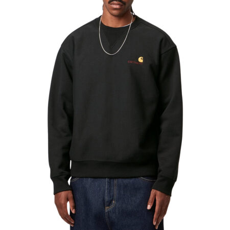 Carhartt American Script Sweat - Black