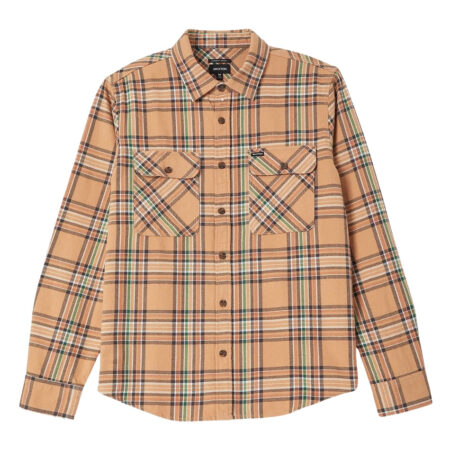 Brixton Bowery Flannel Khaki/Multi