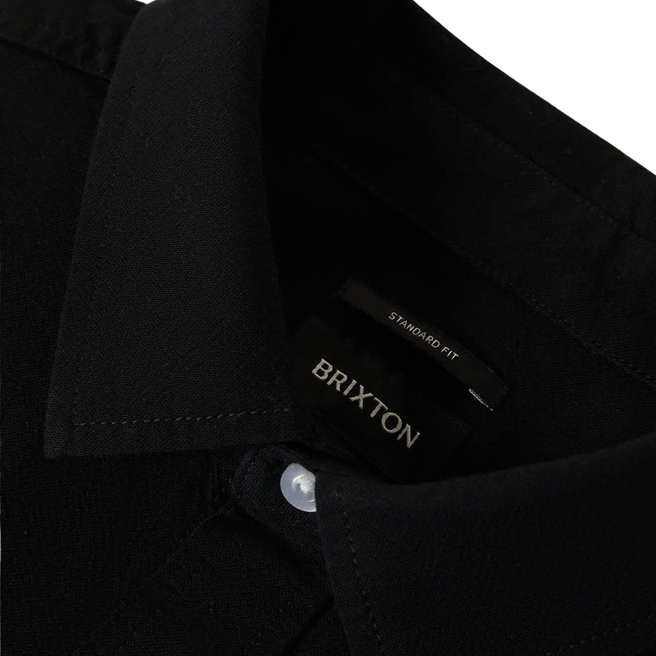 Brixton Charter L/S Woven Shirt - Black