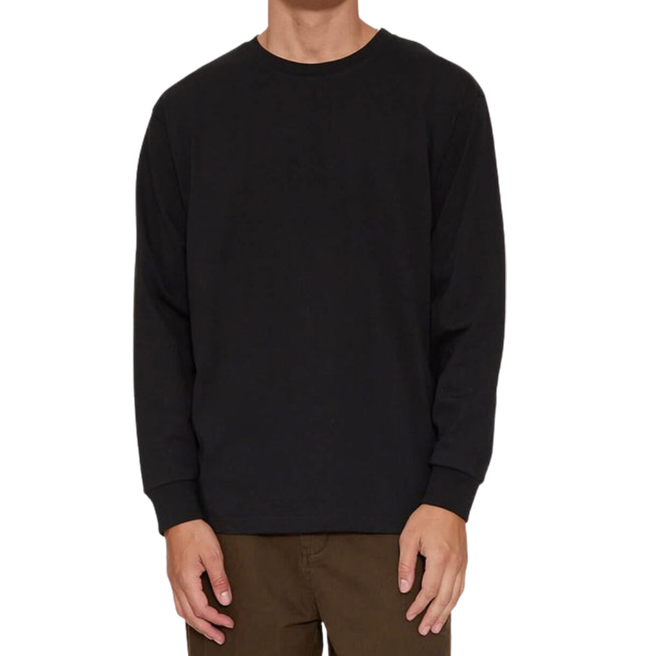Thrills Military Oversize Long Sleeve Tee – Black