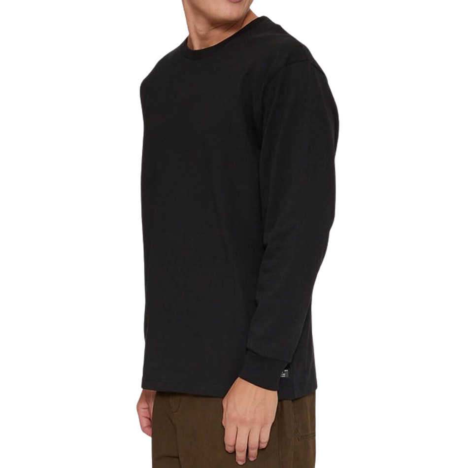 Thrills Military Oversize Long Sleeve Tee - Black