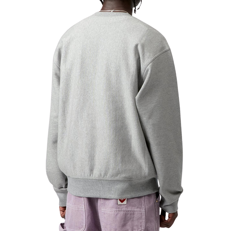 Carhartt American Script Sweat - Grey Heather