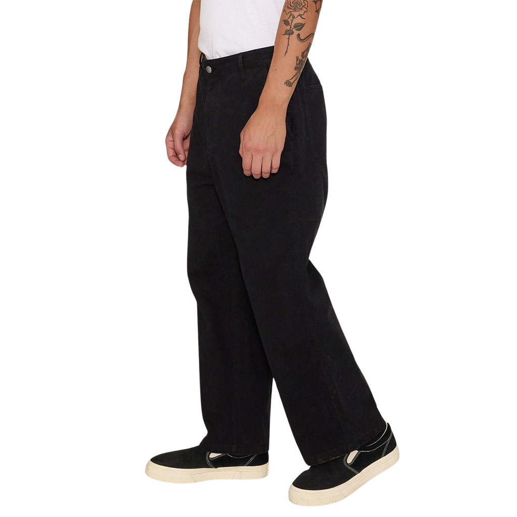 Thrills Stagger Big Slacker Cropped Pant - Black