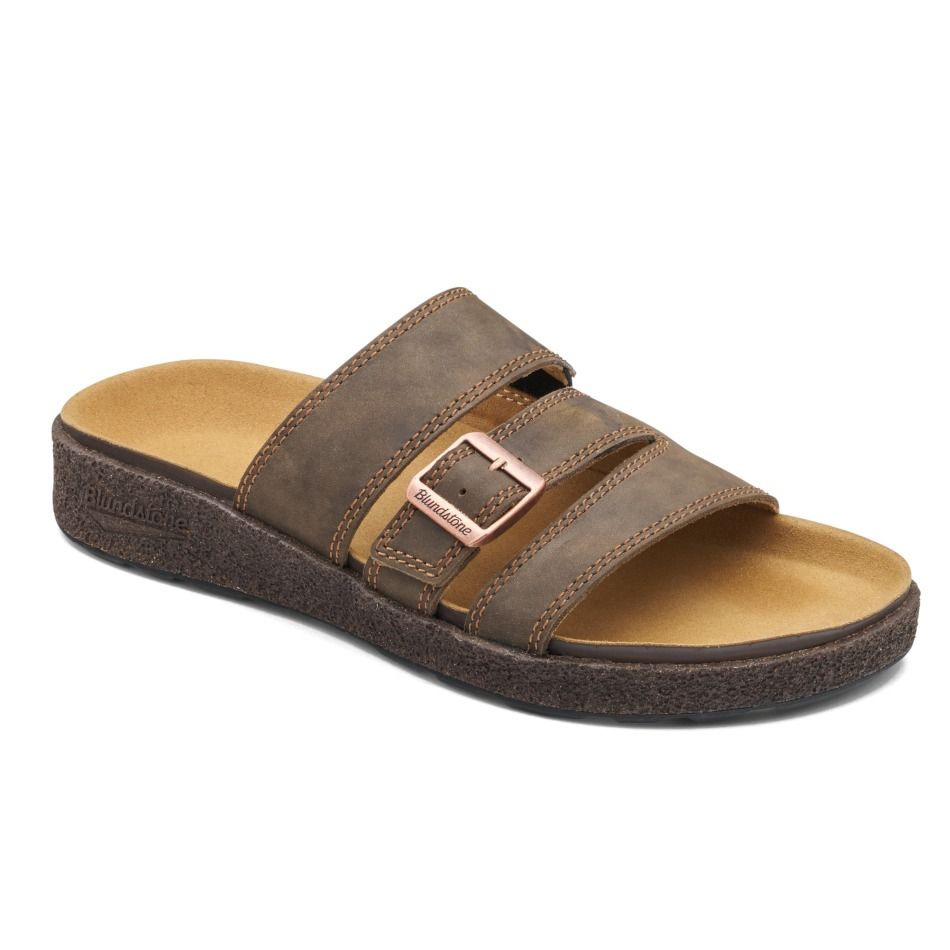 Blundstone #2694 Aerocork Sandal Slide - Rustic Brown