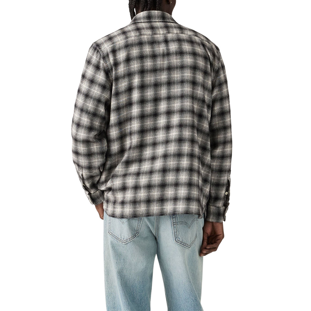 Levi's® Men's Jackson Worker Overshirt - Kana Plaid Jet Black