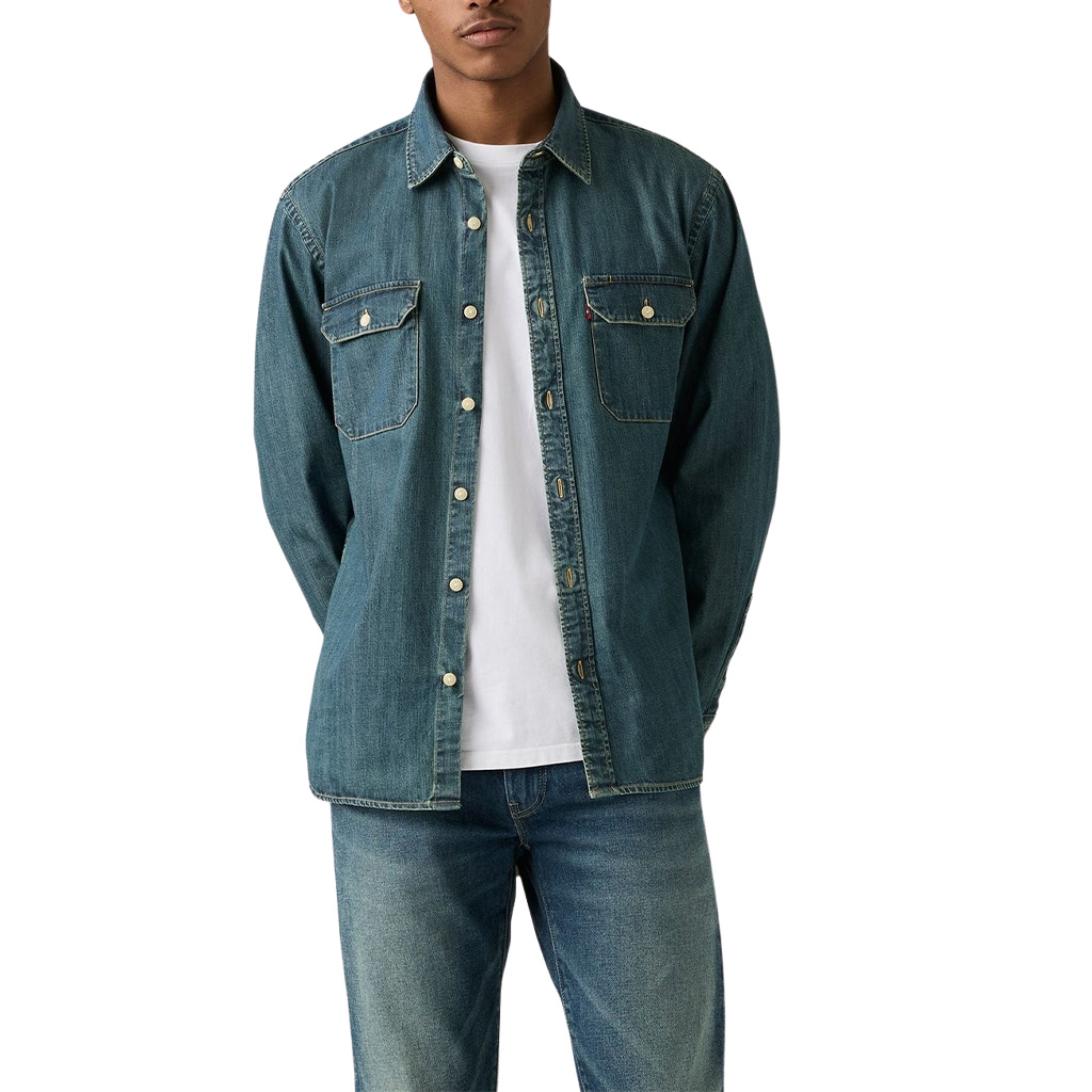 Levi's® Jackson Worker Overshirt - Chopper Dark Wash