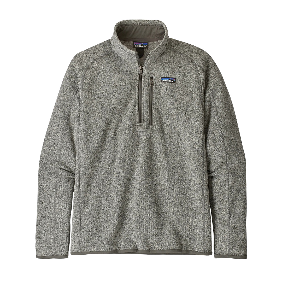 Patagonia Men's Better Sweater 1/4 Zip - Stonewash