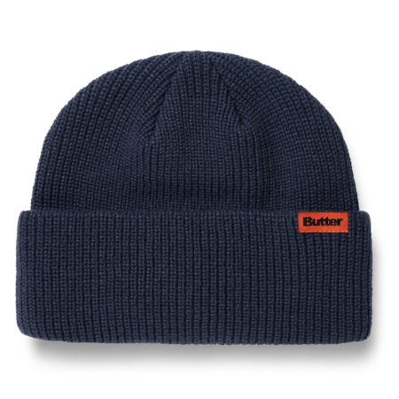 Butter Goods - Tall Wharfie Beanie - Navy