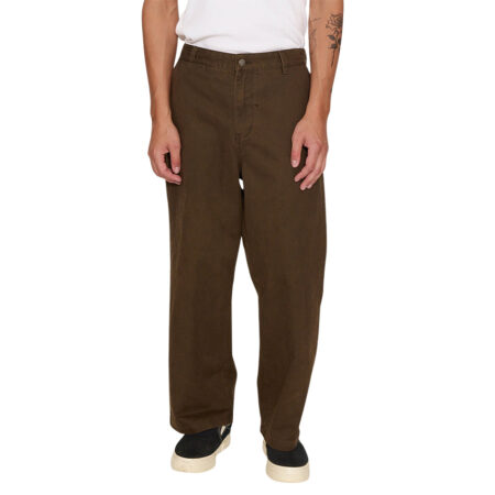 Thrills Stagger Big Slacker Cropped Pant - Postal Brown