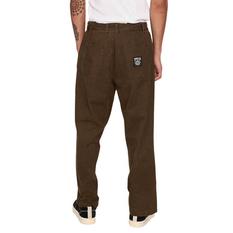 Thrills Stagger Big Slacker Cropped Pant - Postal Brown