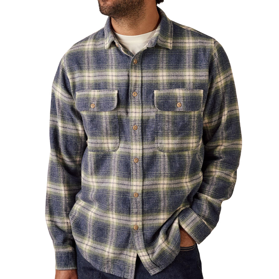McTavish Twin Pocket Long Sleeve Shirt - Blue Multi