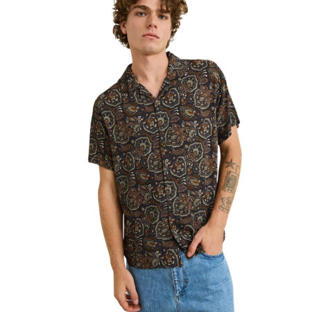 Rhythm Costa Rica SS Shirt - Black