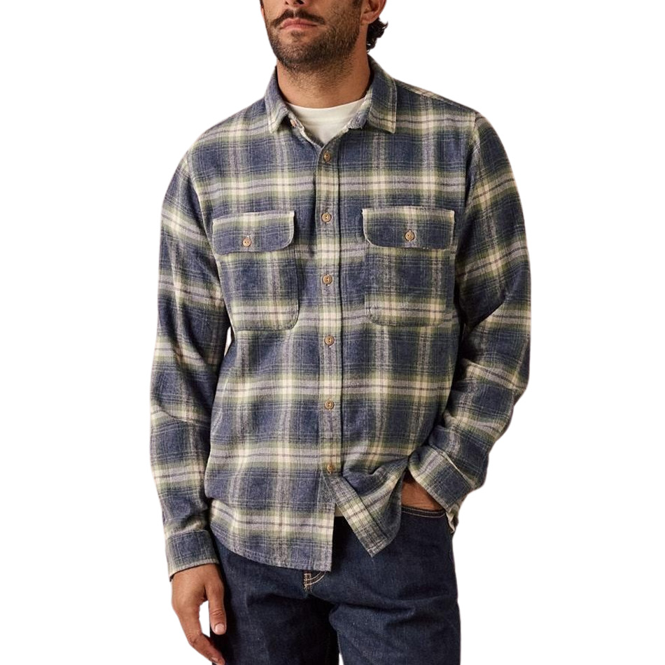 McTavish Twin Pocket Long Sleeve Shirt - Blue Multi