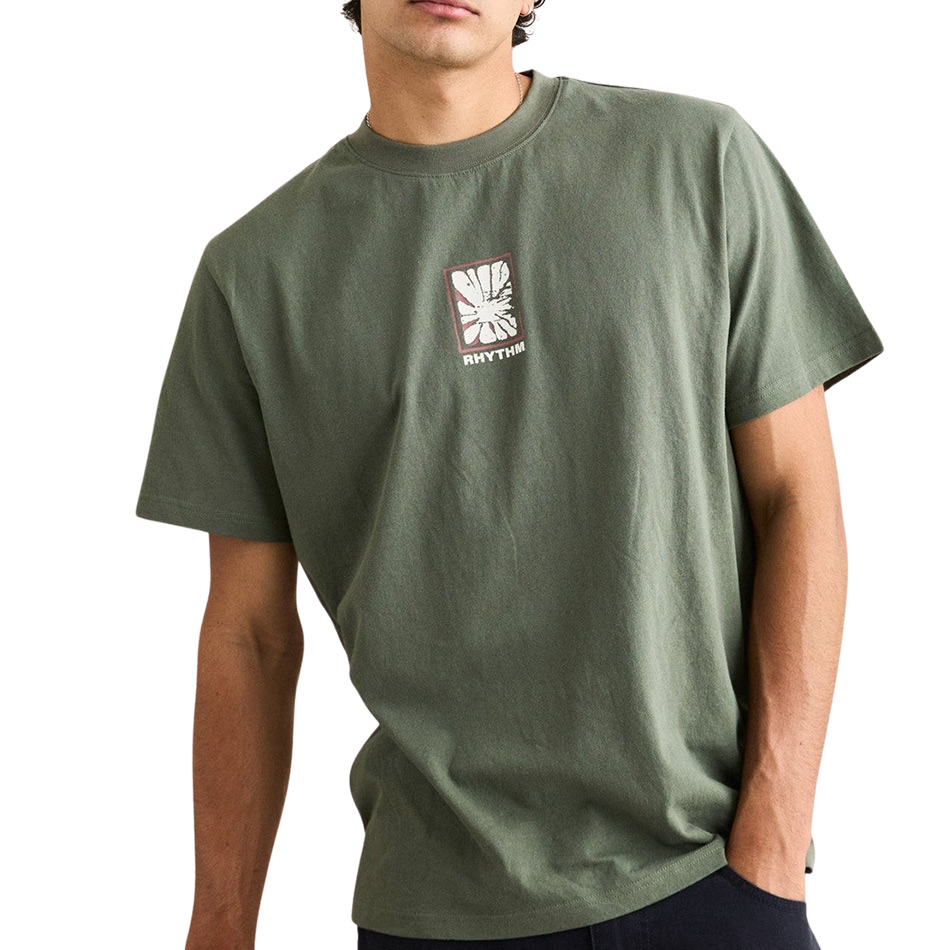Rhythm Imprint Vintage SS T-Shirt - Vintage Green