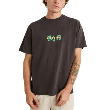 Rhythm Radio Sounds Vintage SS T-Shirt - Vintage Black