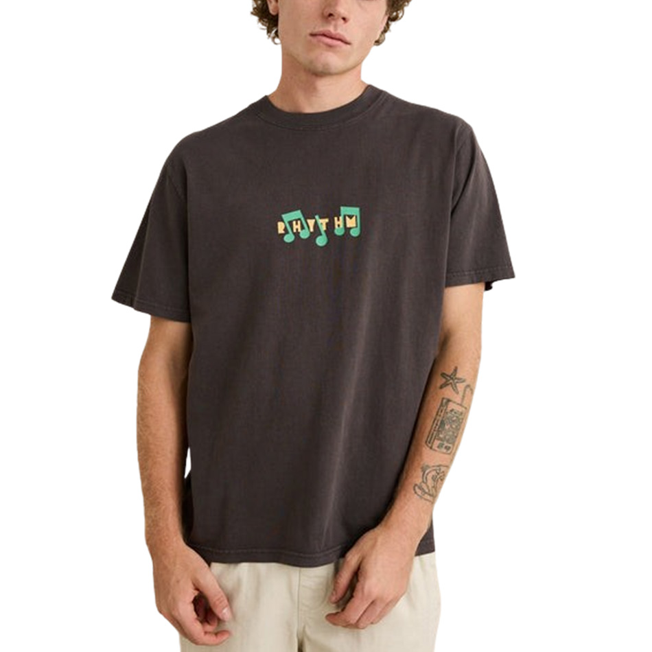 Rhythm Radio Sounds Vintage SS T-Shirt - Vintage Black