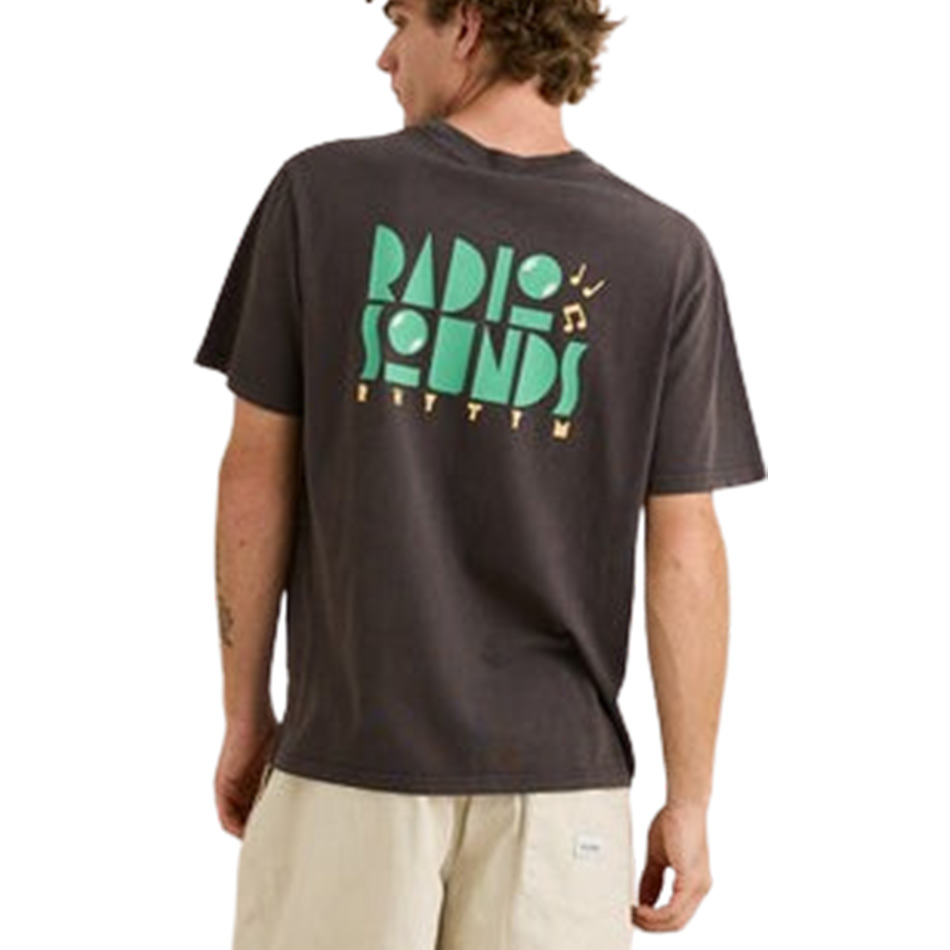 Rhythm Radio Sounds Vintage SS T-Shirt - Vintage Black