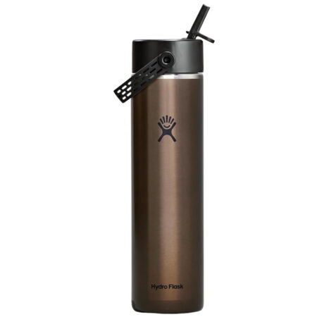 Hydro Flask 24 oz. (710 ml) Lightweight Bottle w/ Flex Straw - Obsidian Brown