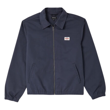 Brixton Trademark LW Garage Zip Jacket - Washed Navy
